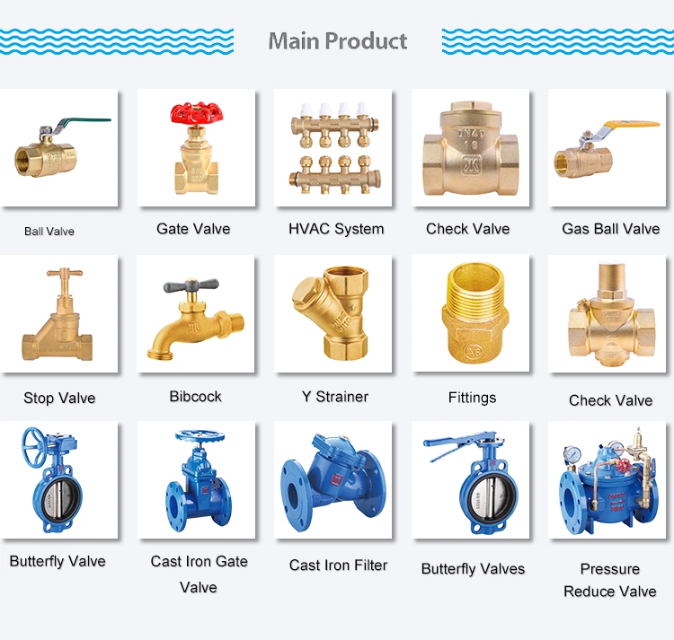 No MOQ Brass Gate Valve with British Standard Wras Approved Iron Handle Hexgon Handle