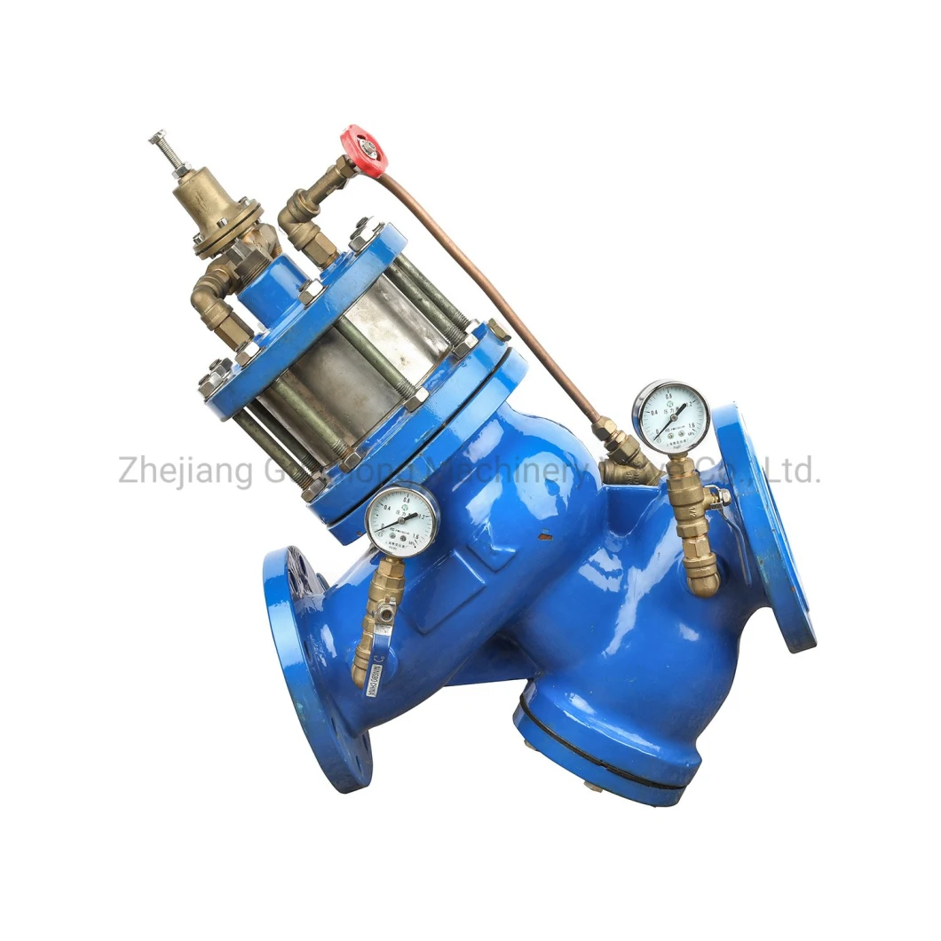 Globe Double Chamber Adjustable Pressure Sustaining Regulating Reducing Valve (Yx741X)