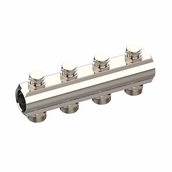 Asb 16mm 3/4*2 Way 3way China Colectores de latón Sistema de calefacción de suelo Colector Pex para sistema de calefacción de suelo
