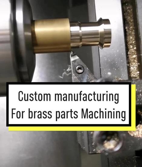 Precio competitivo Fabricación personalizada Torneado CNC Mecanizado Precisión de metal Roscado Latón Manguera