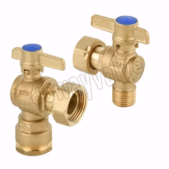 Bmag Cw617n Dzr CZ122 Cw602n Válvula de bola bloqueable magnética antifraude inviolable de latón para tubería de HDPE
